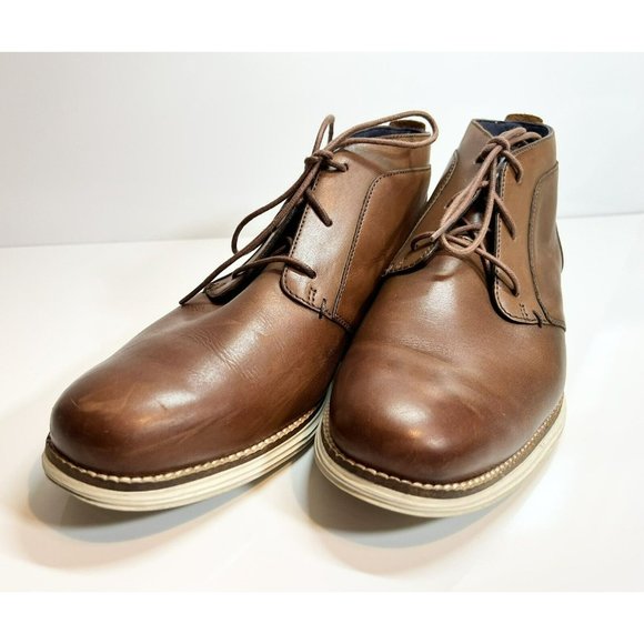 Cole Haan Grand OS Chukka Boot Woodbury/Ivory Style C28213, Size 8 1/2M main image 4